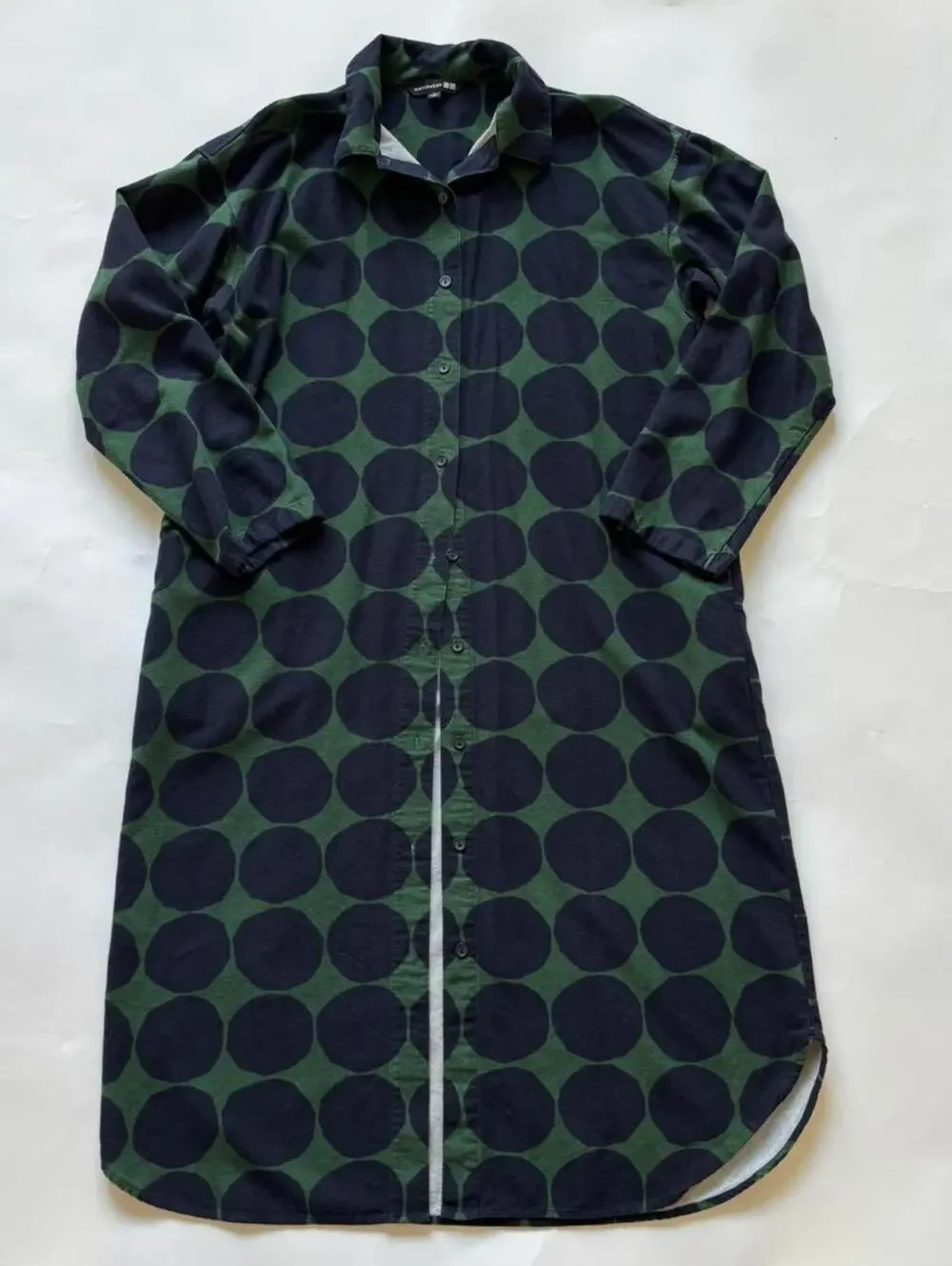 Marimekko x Uniqlo 3 Piece Set Polka Dot Green Black Kivet Lounge Set XS S M